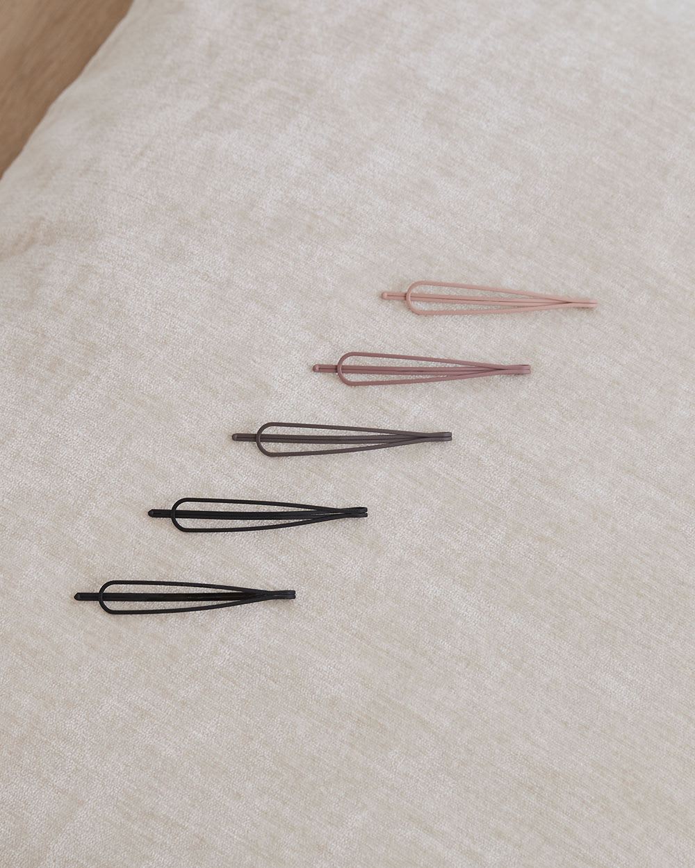 Solid Hair Pins, Set of 5