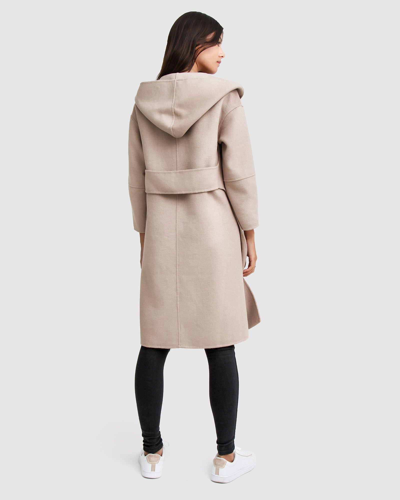 Belle & Bloom Walk This Way Wool Blend Oversized Coat