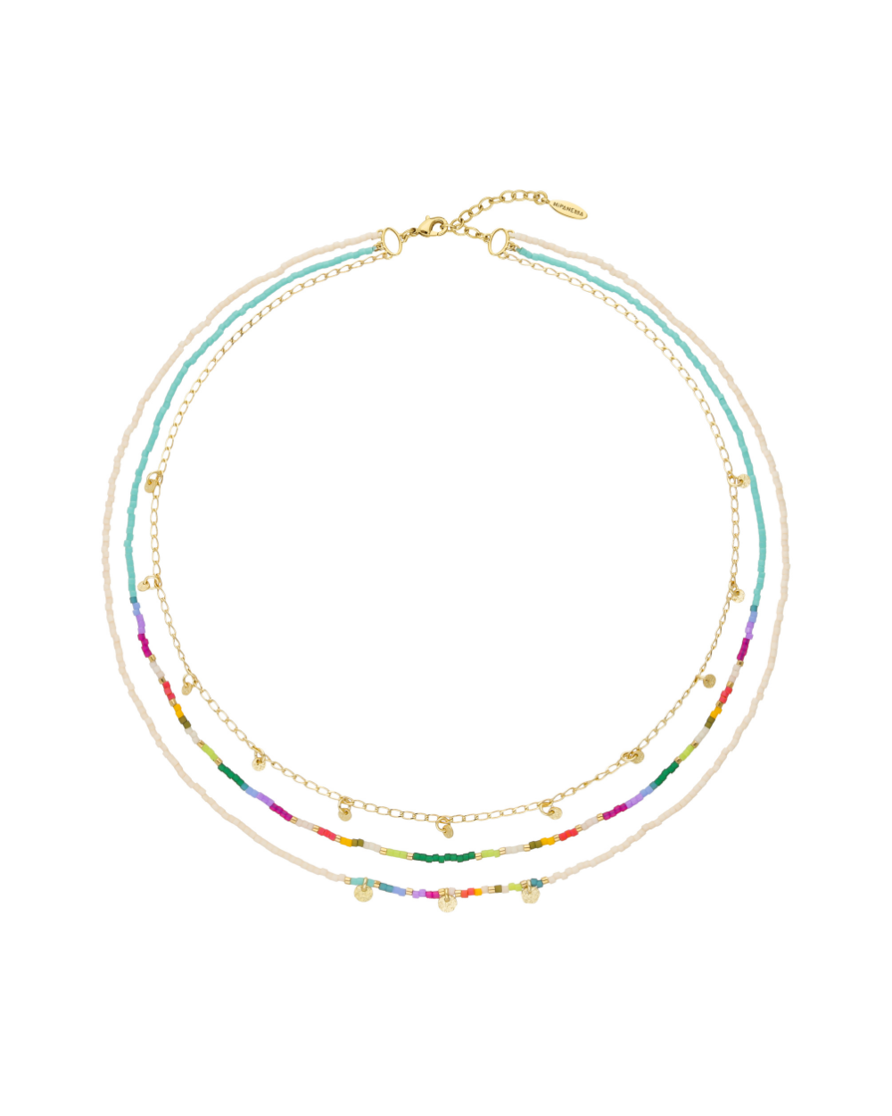 LUIZA Gold & Multicolor Necklace