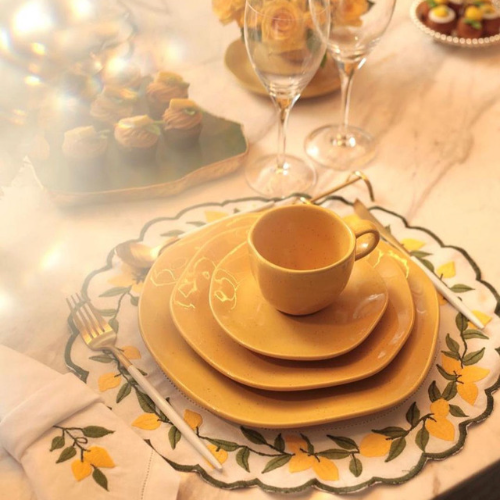 Oxford Ryo Passion Fruit 20 Pieces Dinnerware Set Service for 4