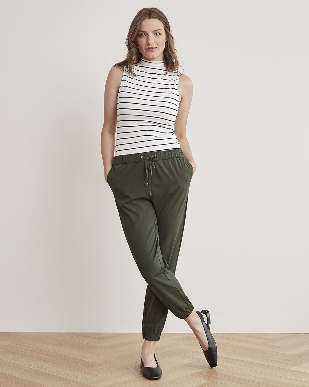 4-Way Stretch Jogger Ankle Pant