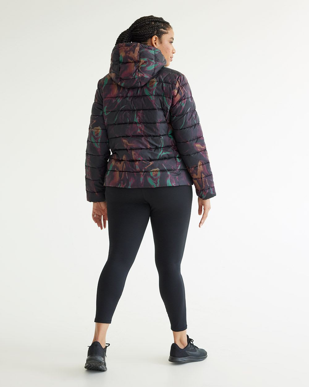 Short Quilted Packable Jacket