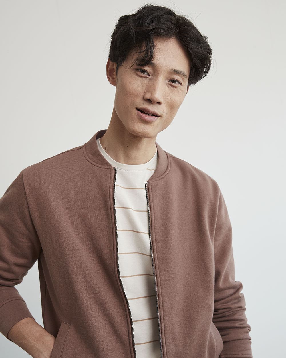 Fleece Bomber Jacket