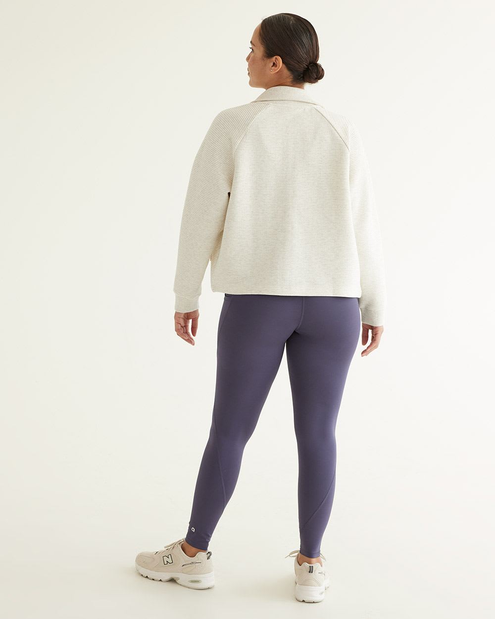 Textured Jacket with Mock Neckline, Hyba