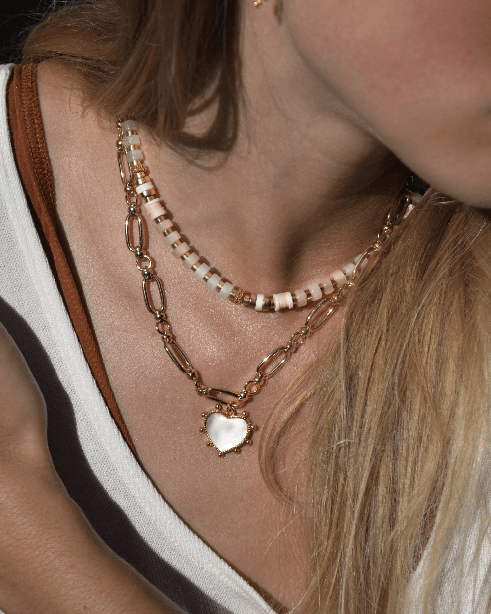 SAMUI Gold & Pastel Necklace