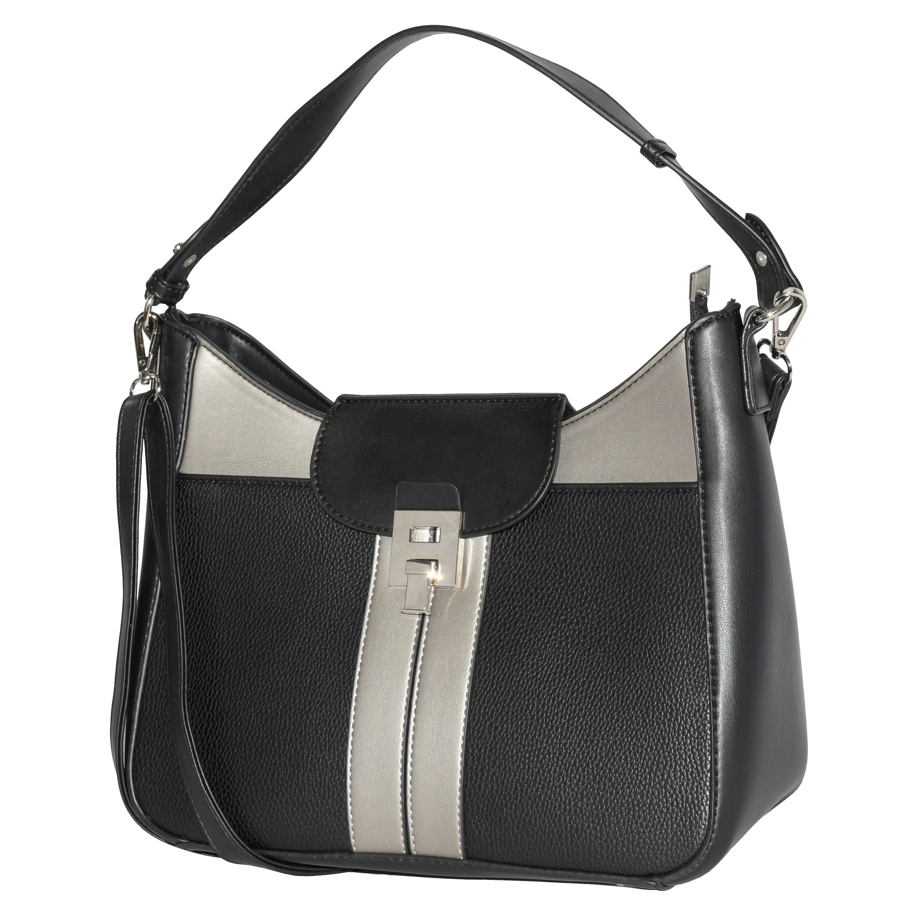Nicci Ladies' Shoulder Bag with Color Block Design