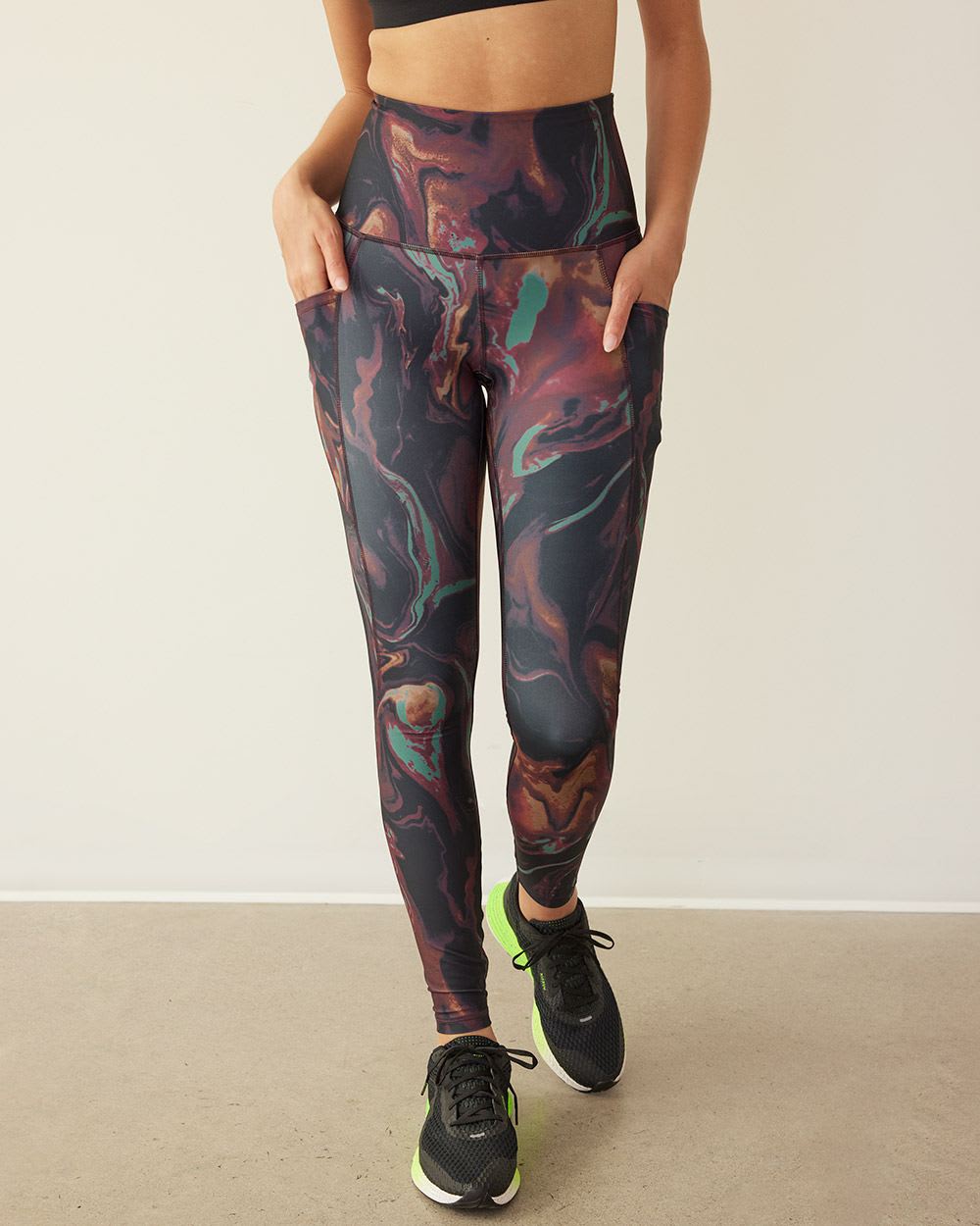 High-Rise Pulse Legging with Pockets, Hyba