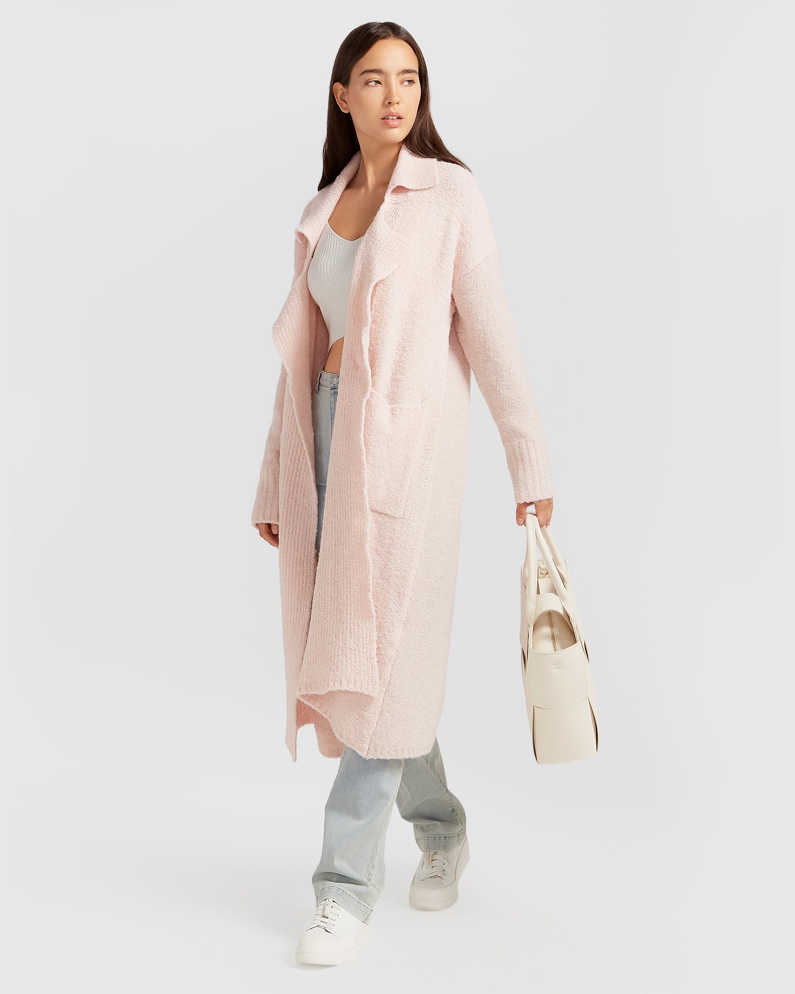 Belle & Bloom Born To Run Sustainable Sweater Coat