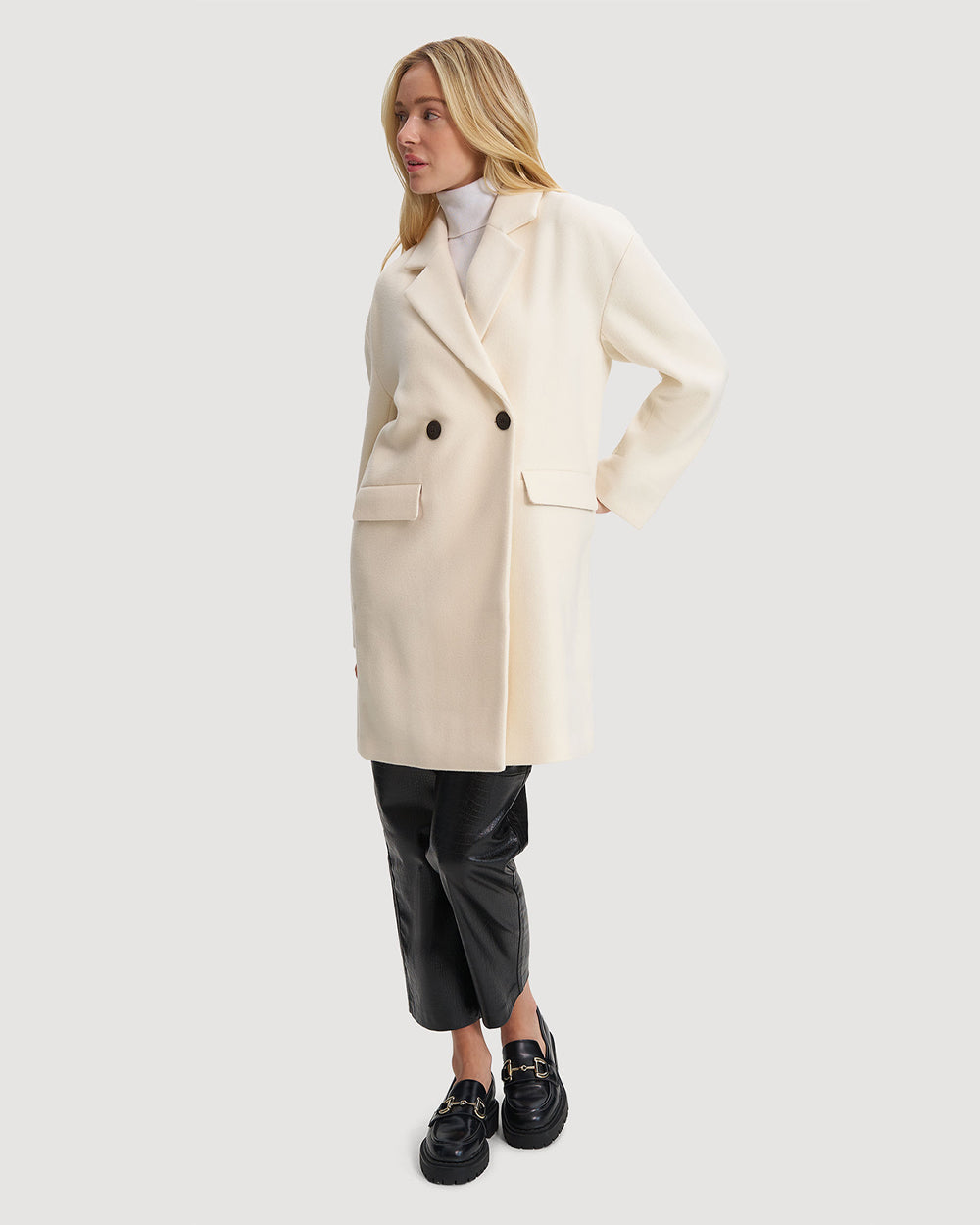 Noize - Poesy Long Length Vegan Wool Coat