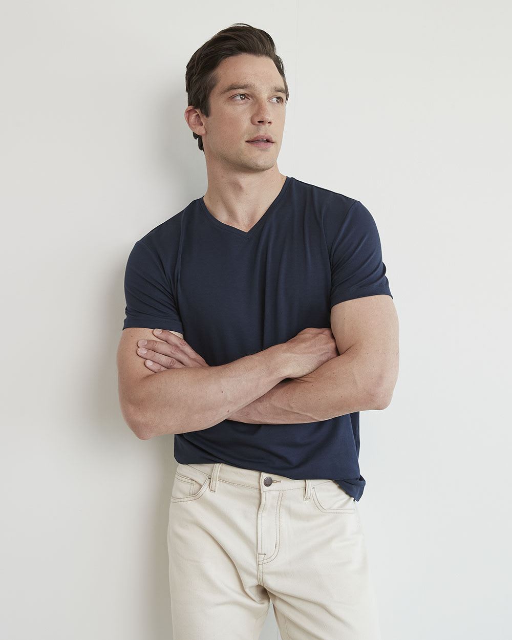 Supima Cotton (R) V-Neck T-shirt