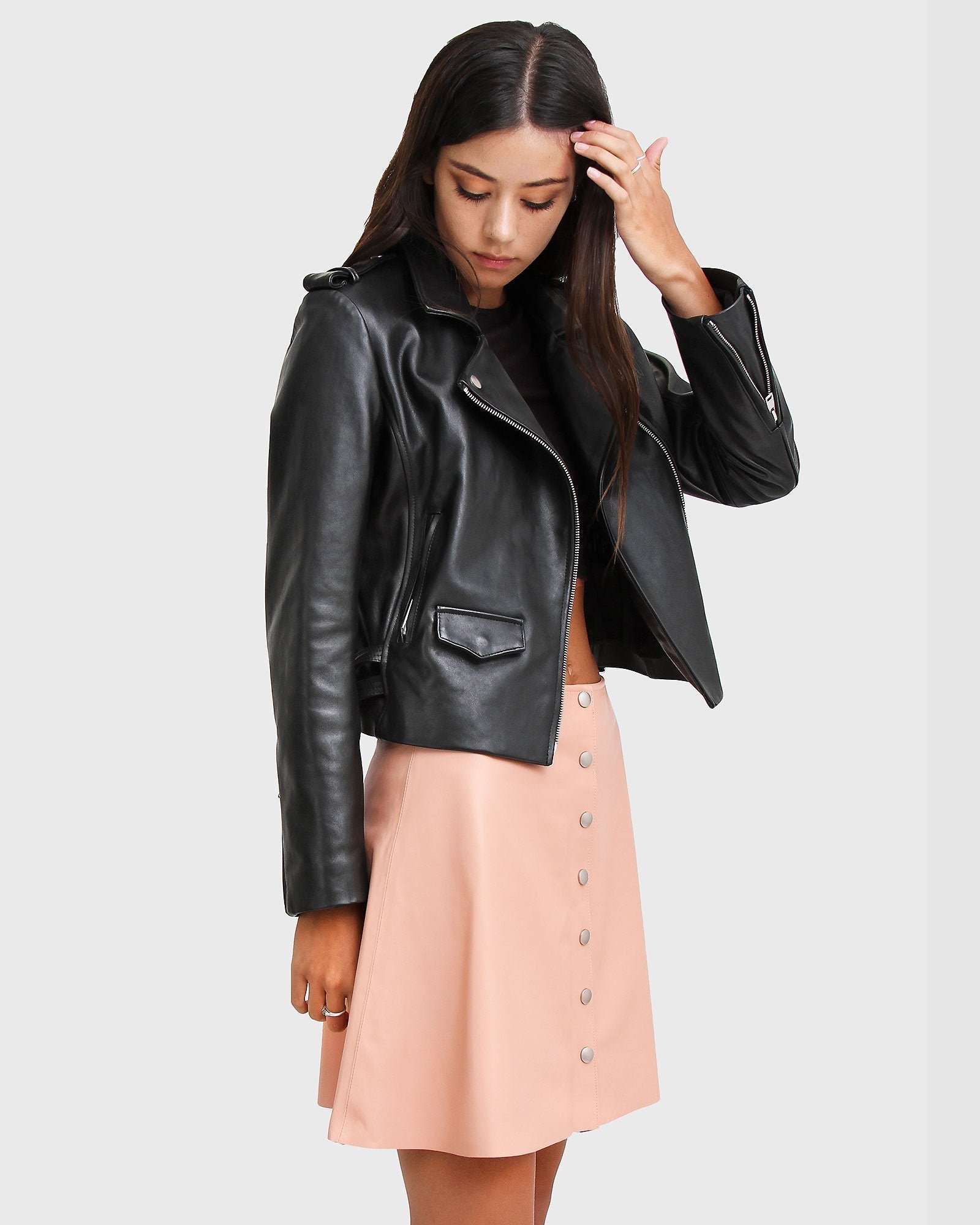 Belle & Bloom Just Friends Leather Jacket