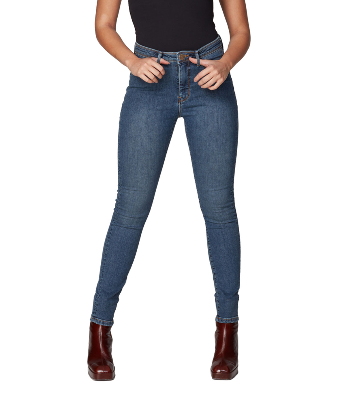 Lola Jeans Alexa-RCB1 High Rise Skinny Jeans