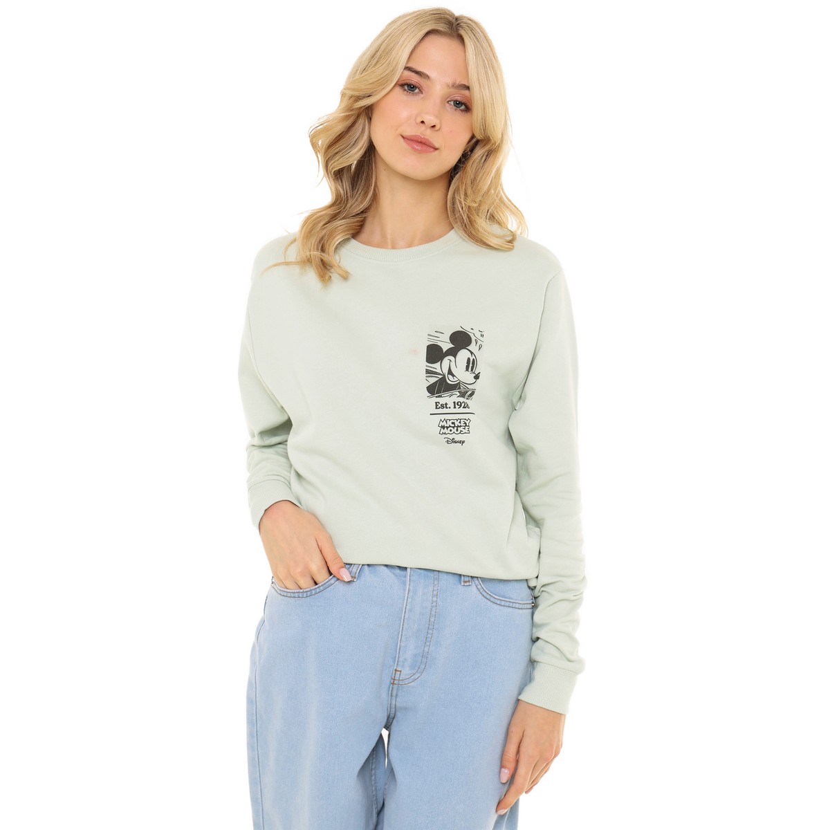 Disney - Womens/Ladies Comic Book Mickey Retro Sweatshirt