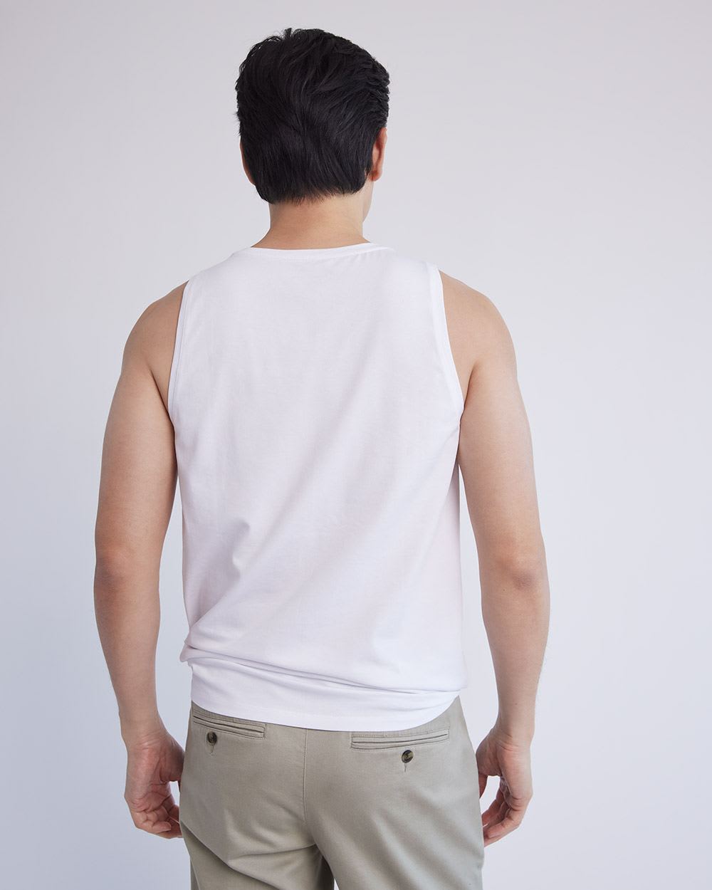 Supima Cotton (R) Crew-Neck Tank Top