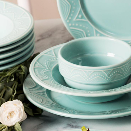 Oxford Serena Essence 20 Pieces Dinnerware Set Service for 4