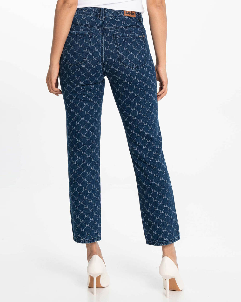 LOIS - Gigi Slim Jacquard Blue Jeans