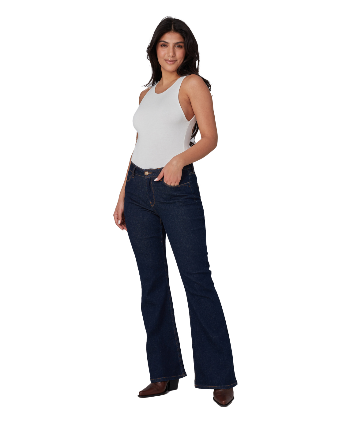 Lola Jeans ALICE-DRB High Rise Flare Jeans