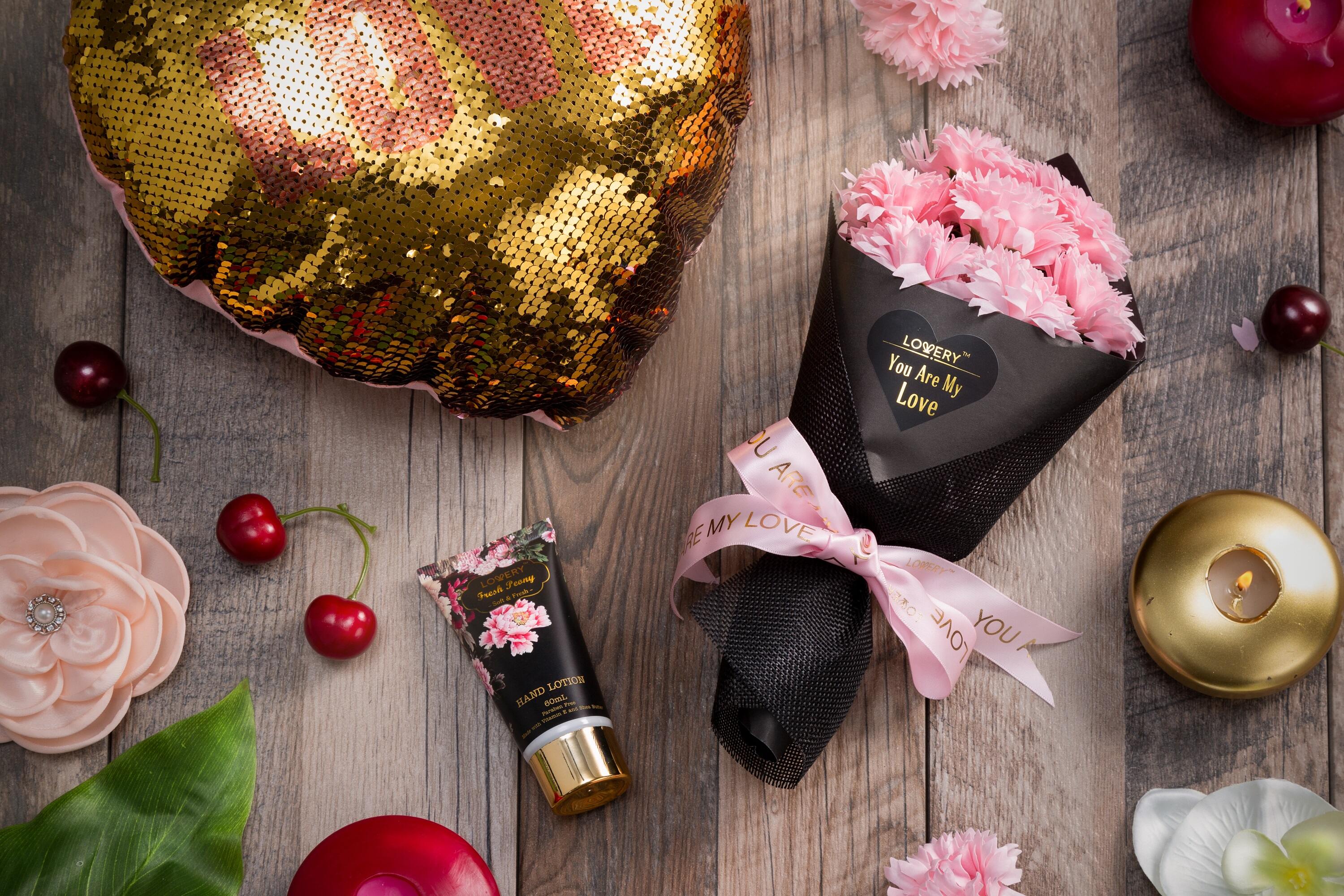 Lovery Bath And Body Gift Baskets - Plant Essential Oil Home Set