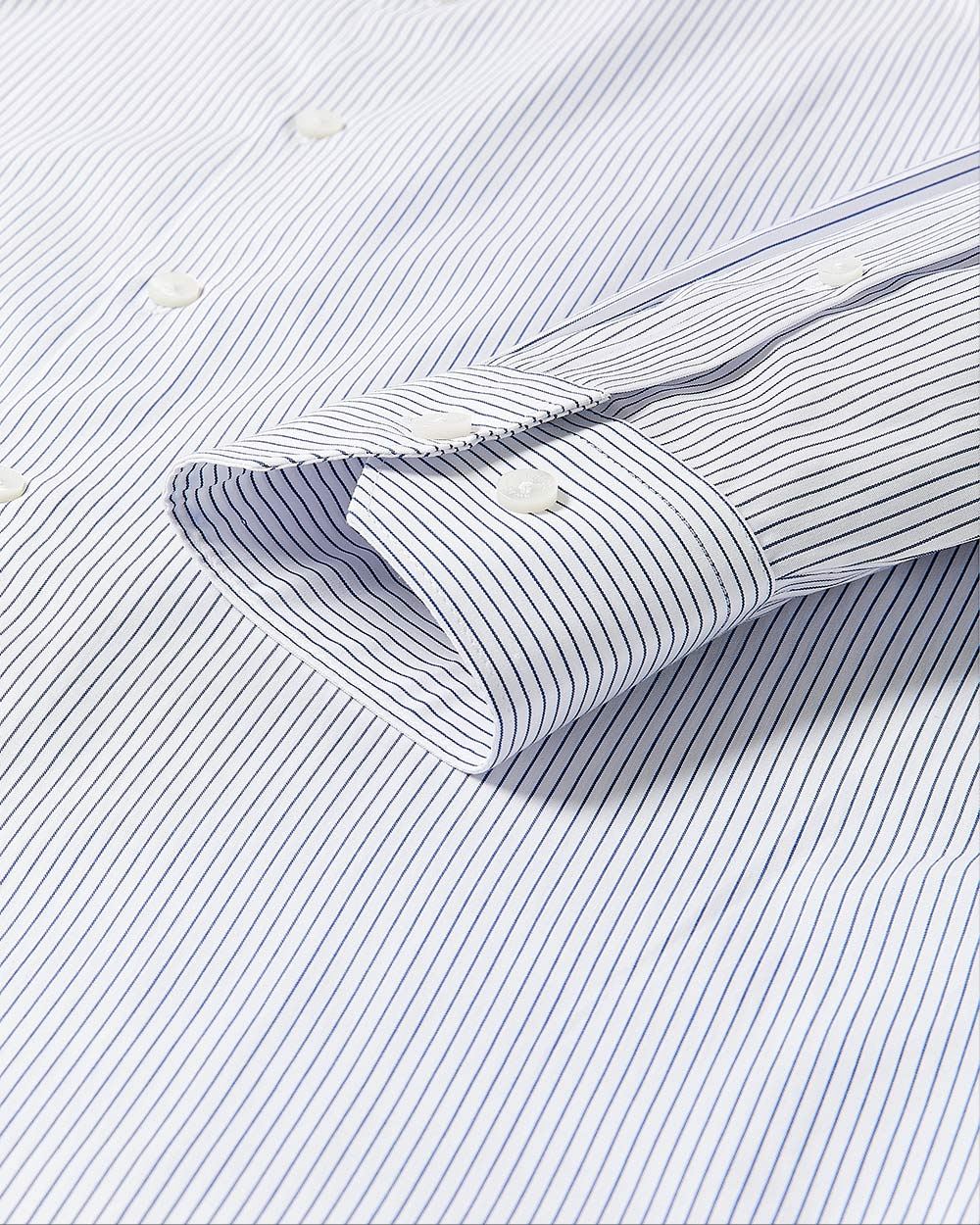 Striped Tailored-Fit Dress Shirt