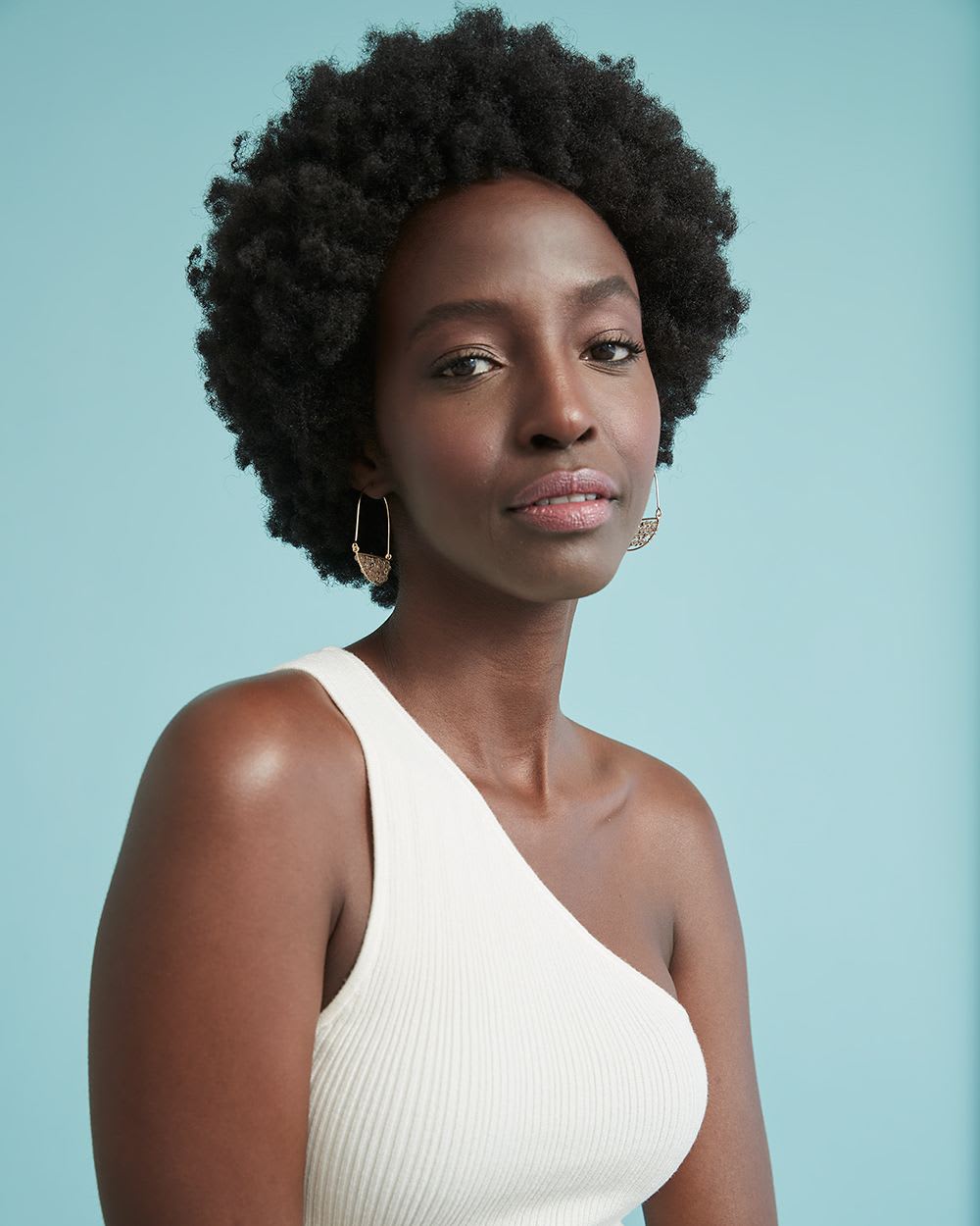 One-Shoulder Crop Bodycon Tank