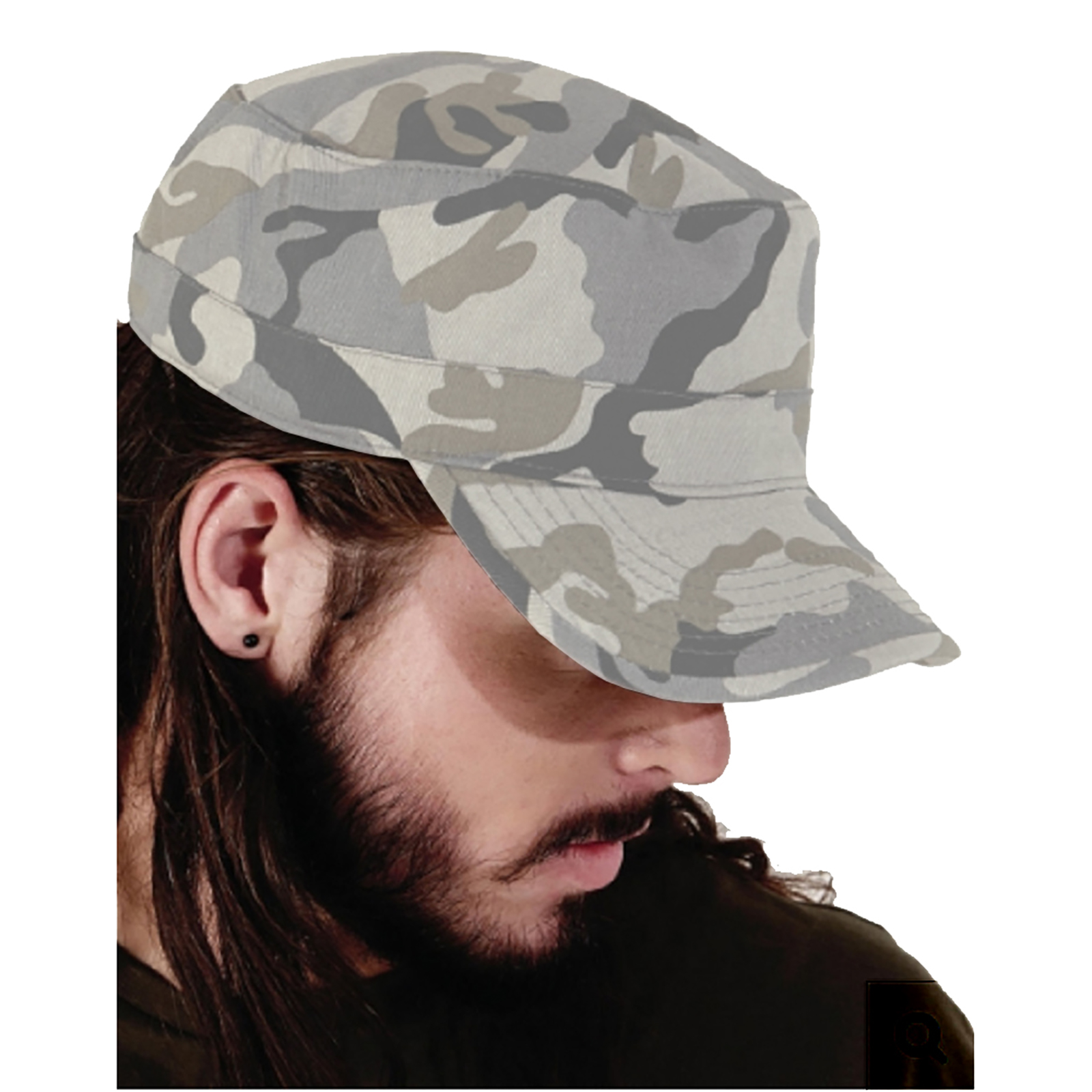 Beechfield - Camouflage Army Cap/Headwear (Pack of 2)