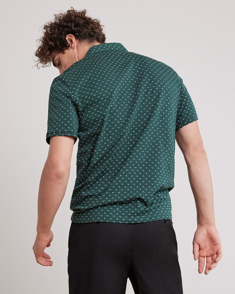 Patterned City Polo