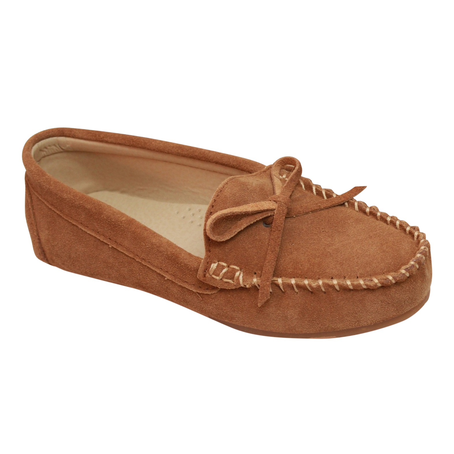 Eastern Counties Leather - Womens/Ladies Suede Moccasins