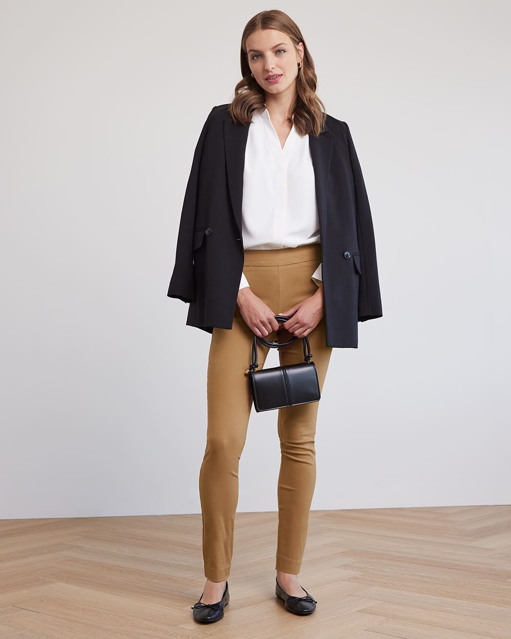 Solid High-Rise City Legging Pant