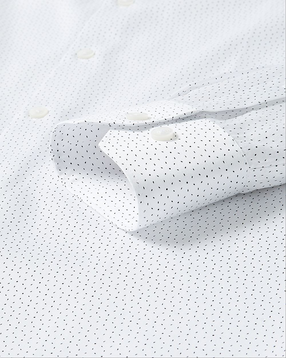 Slim Fit Micro Geo Print Dress Shirt