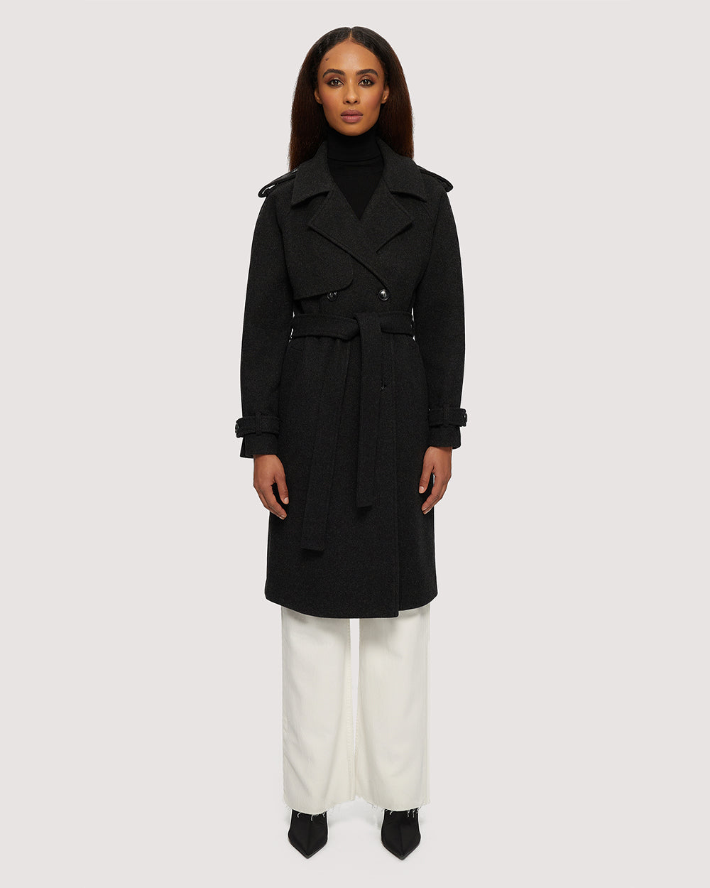 Noize - Raquel Long Length Vegan Wool Coat