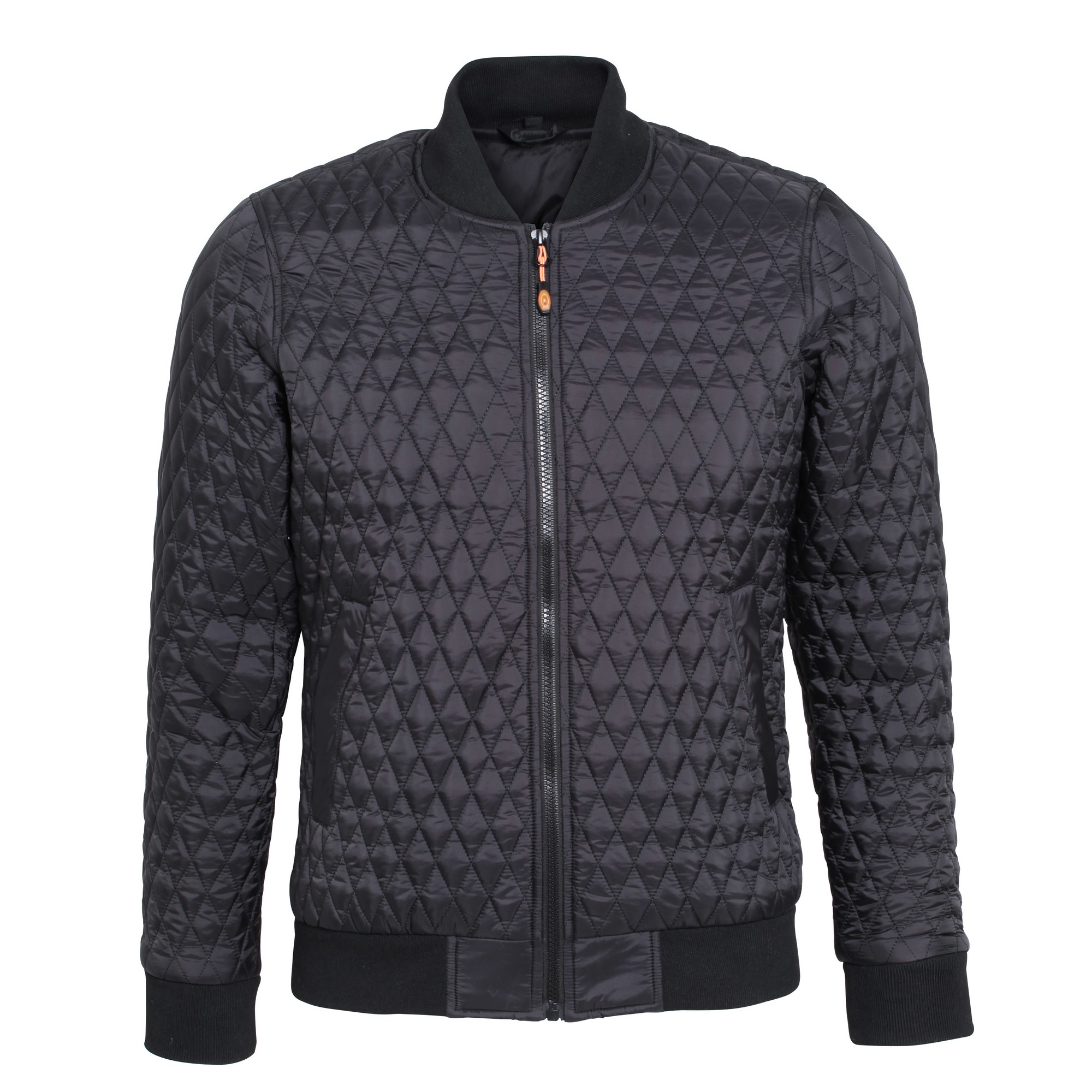 2786 - Womens/Ladies Quilted Zip Up Flight Jacket