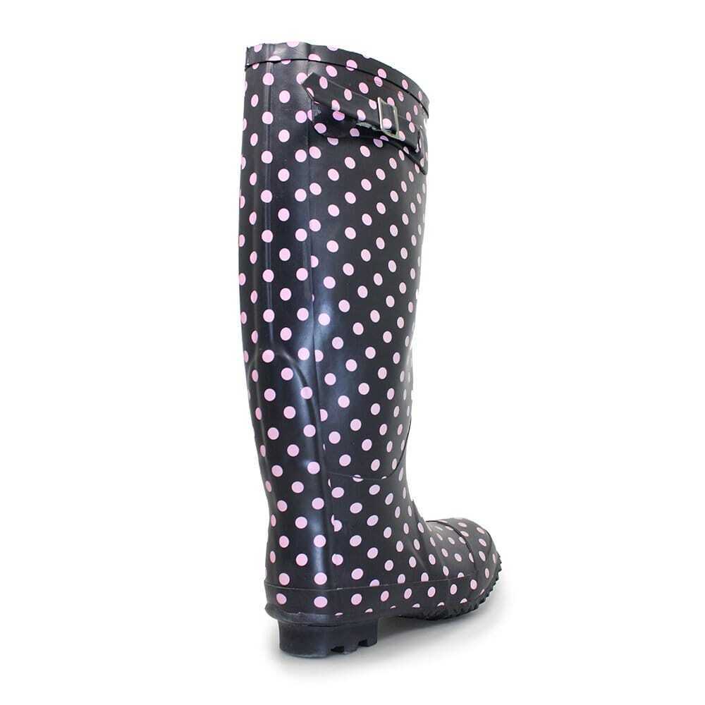 Lunar - Womens/Ladies Spotted Rubber Galoshes