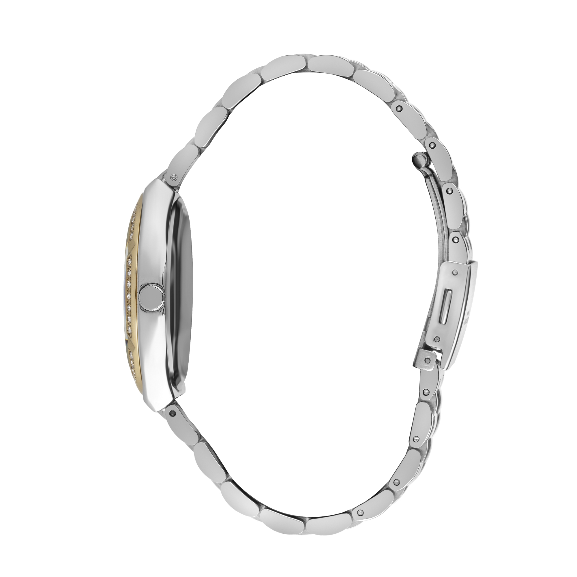 LEE COOPER-Women's Yellow Gold 36mm watch w/White Dial