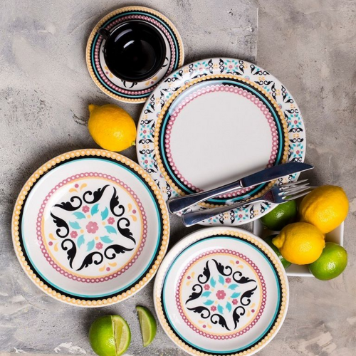 Oxford Floreal Luiza 20 Pieces Dinnerware Set Service for 4