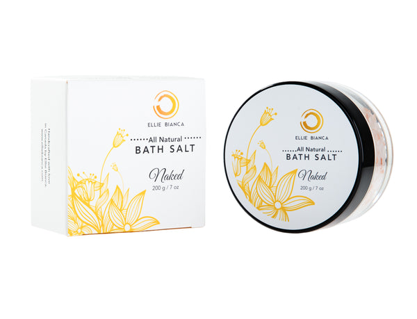 Naked Bath Salt 210g- Ellie Bianca