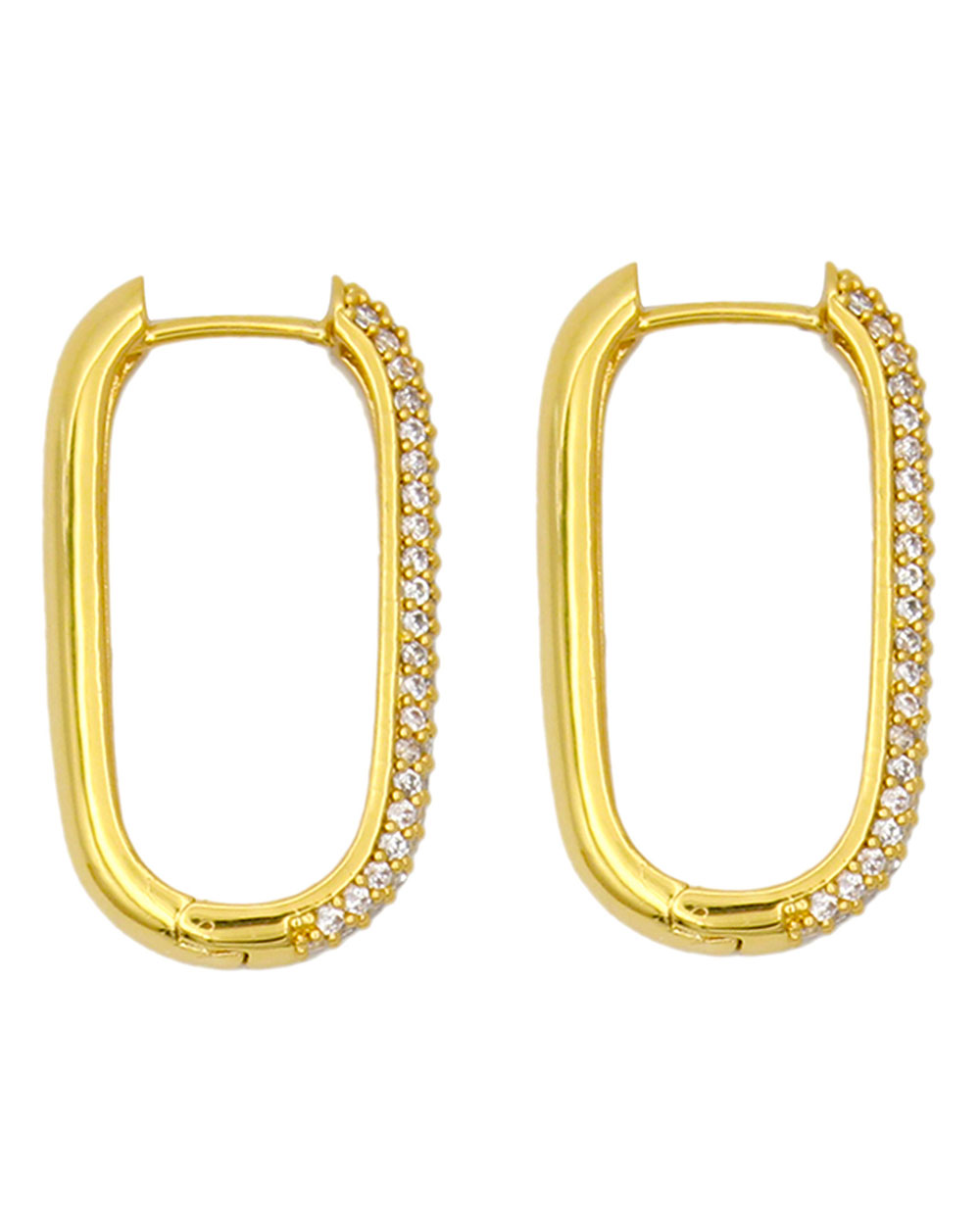 Adelita Pave Click-In Hoop Earring - Syd + Pia NYC™