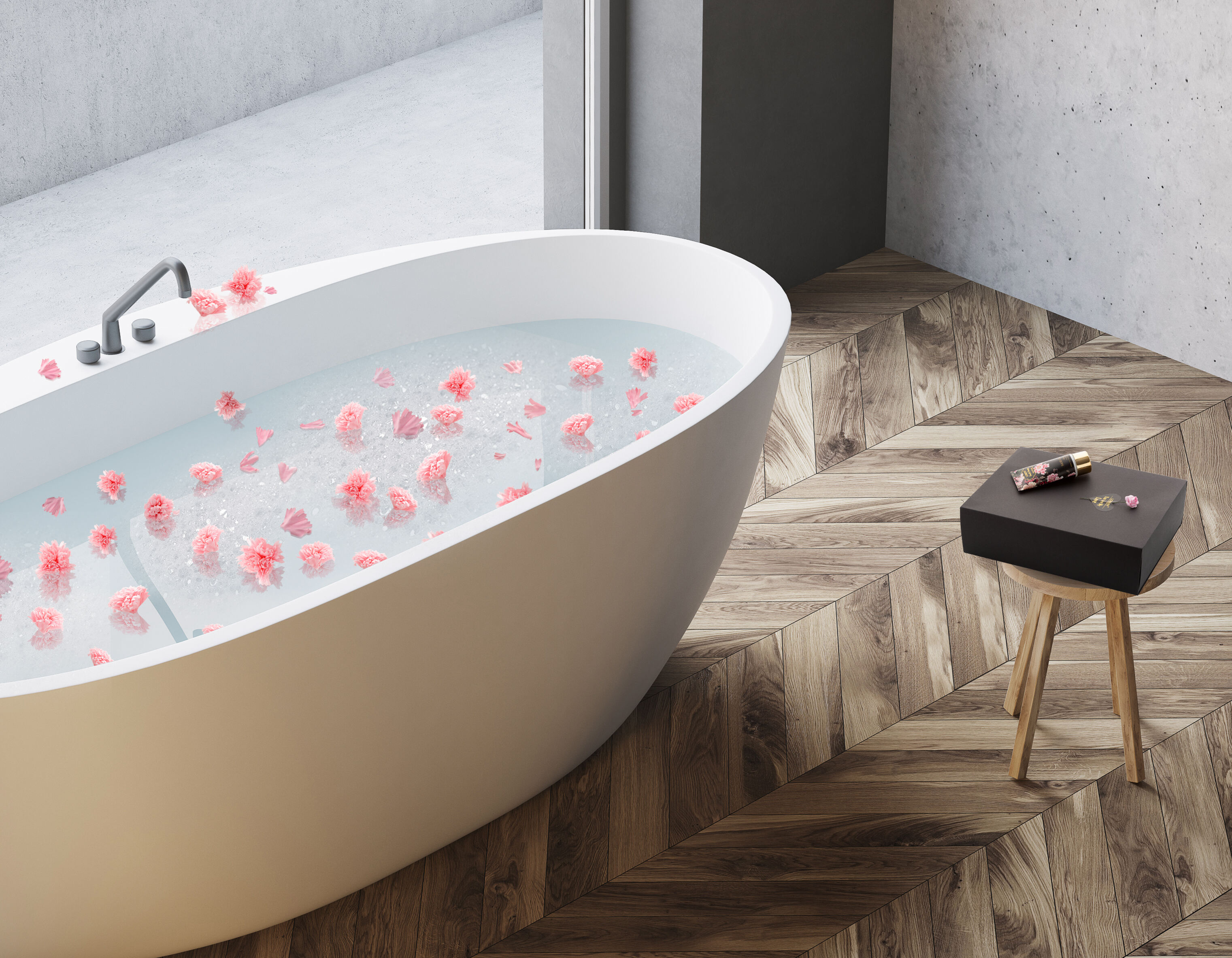 Lovery Bath And Body Gift Baskets - Plant Essential Oil Home Set