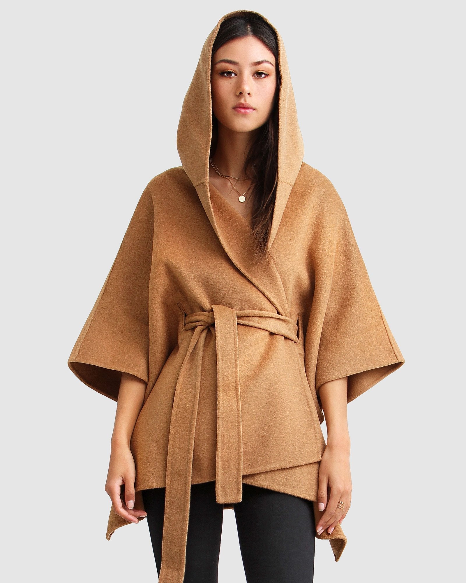 Belle & Bloom Jackson Landing Wool Blend Cape Coat