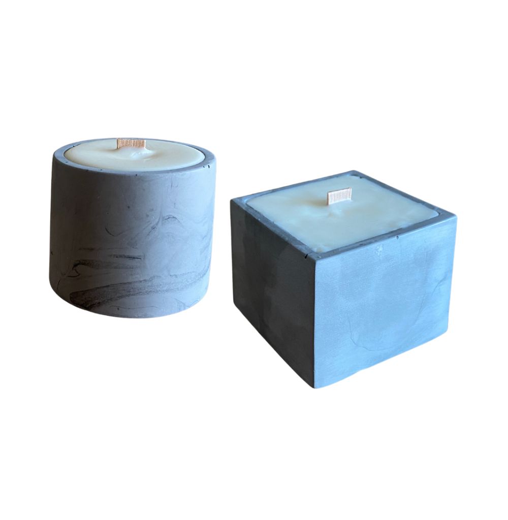 Jesmonite Candle Set - Eden Fiona