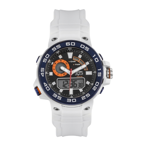 LEE COOPER-Digital Grey 46mm watch w/LCD Display Dial