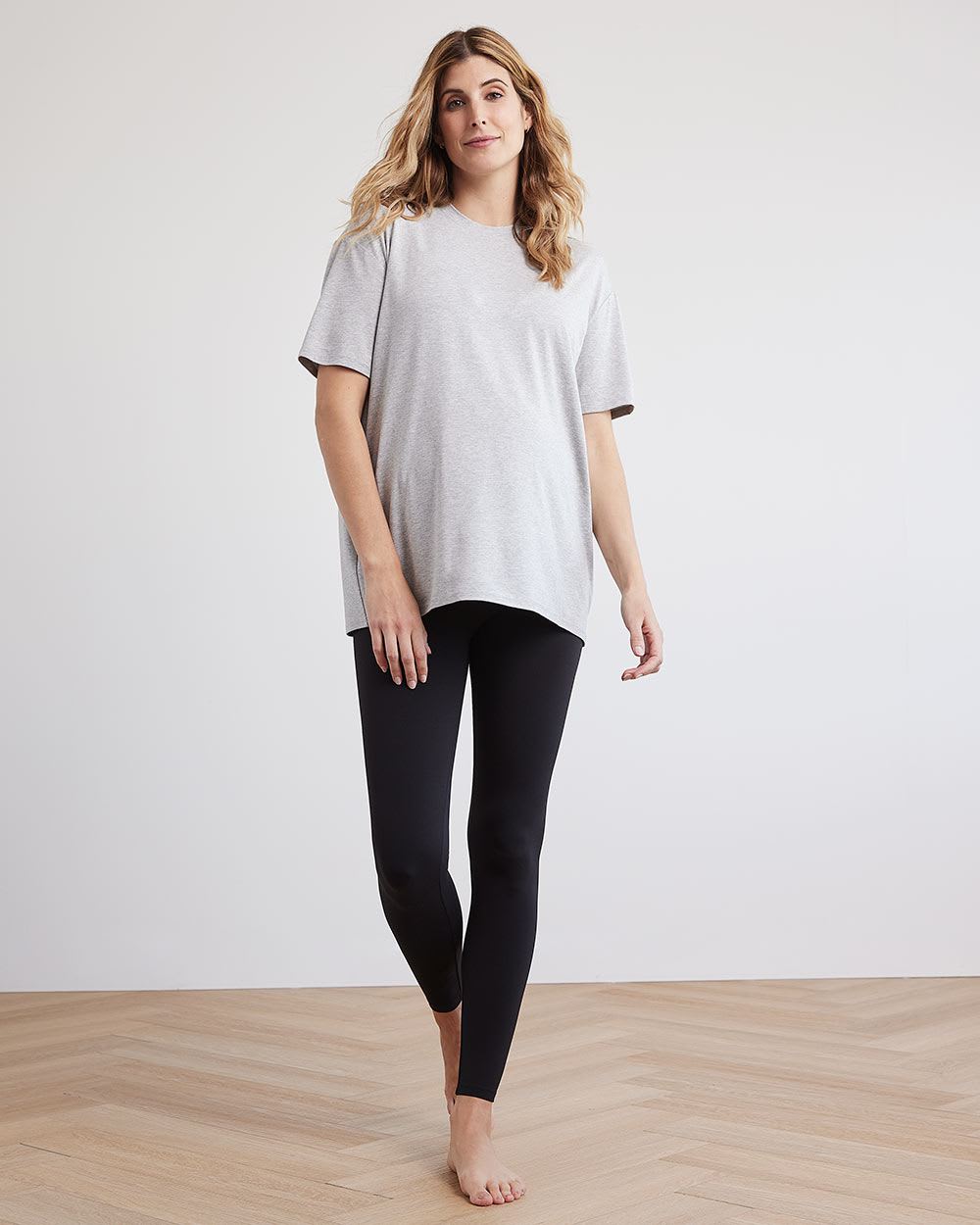 Over-the-Belly Band Soft Touch Legging - Thyme Maternity
