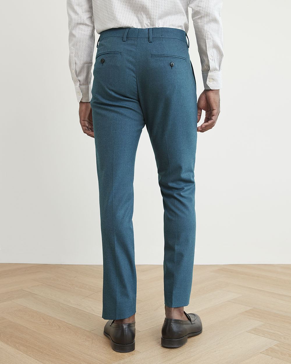 Slim-Fit Brushed Suit Pant