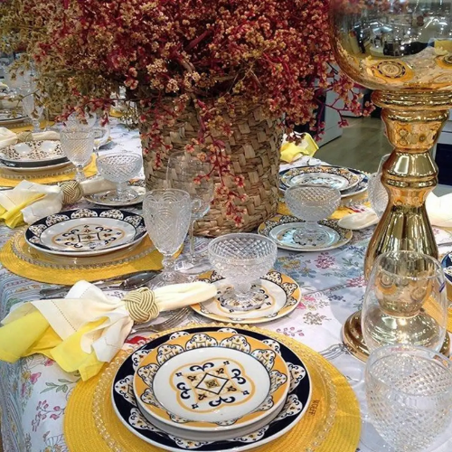 Oxford Floreal Saint Louis 20 Pieces Dinnerware Set Service for 4