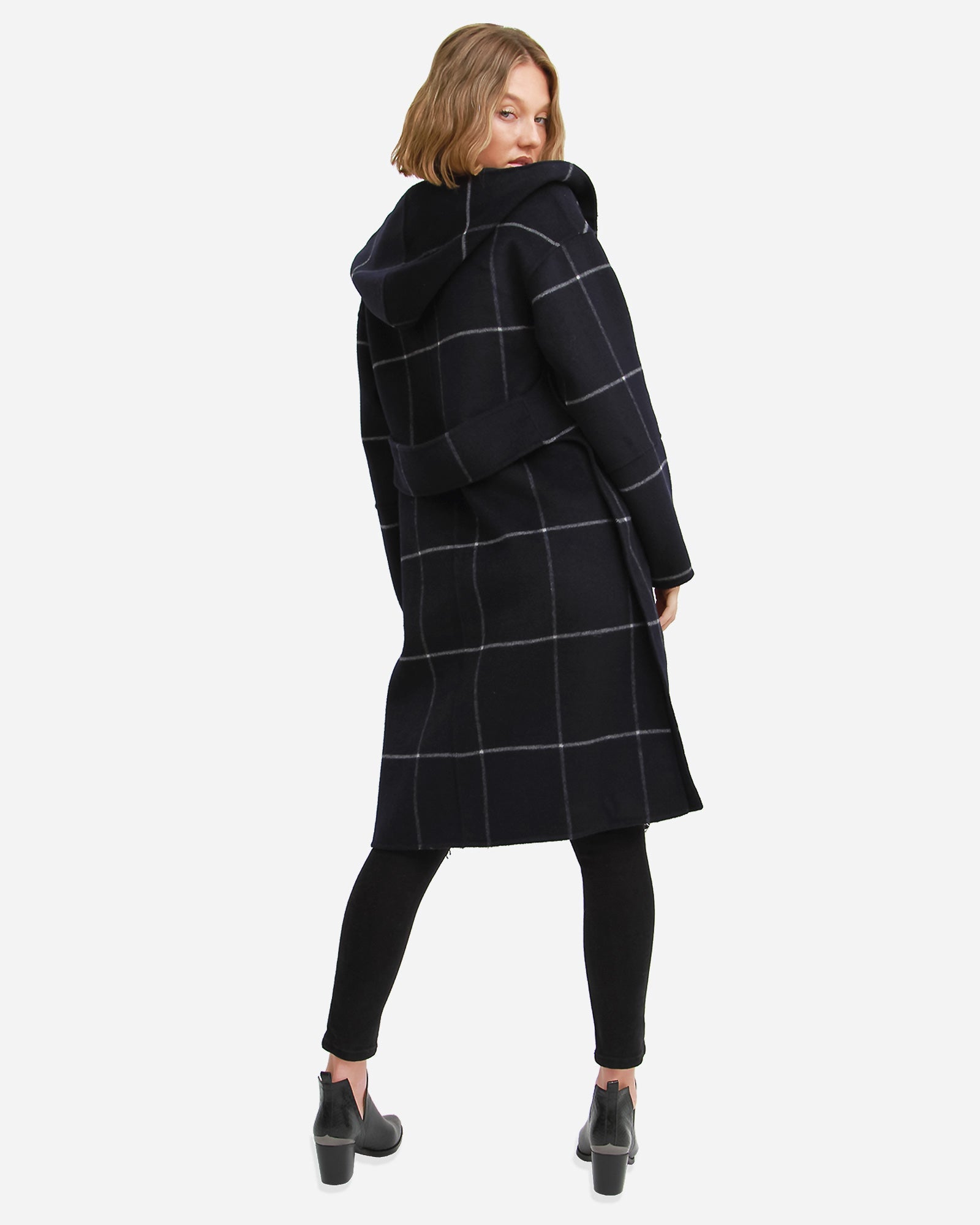 Belle & Bloom Walk This Way Wool Blend Oversized Coat