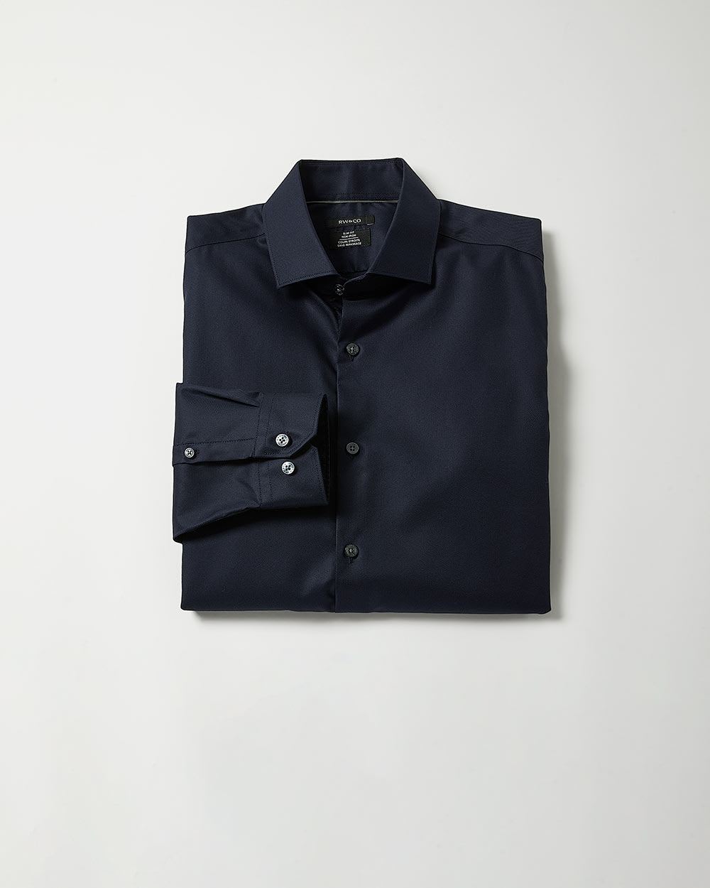Solid Twill Dress Shirt