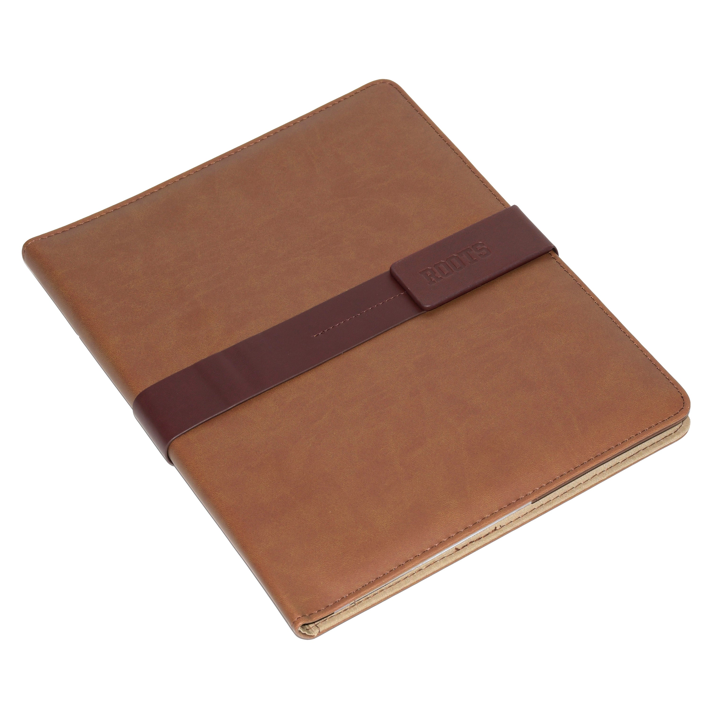 Roots Slim Padfolio with Magnetic Tab