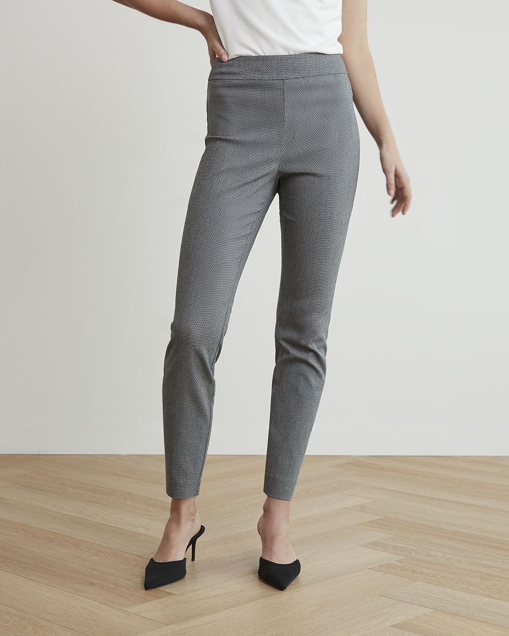 Black and White High-Rise City Legging Pant