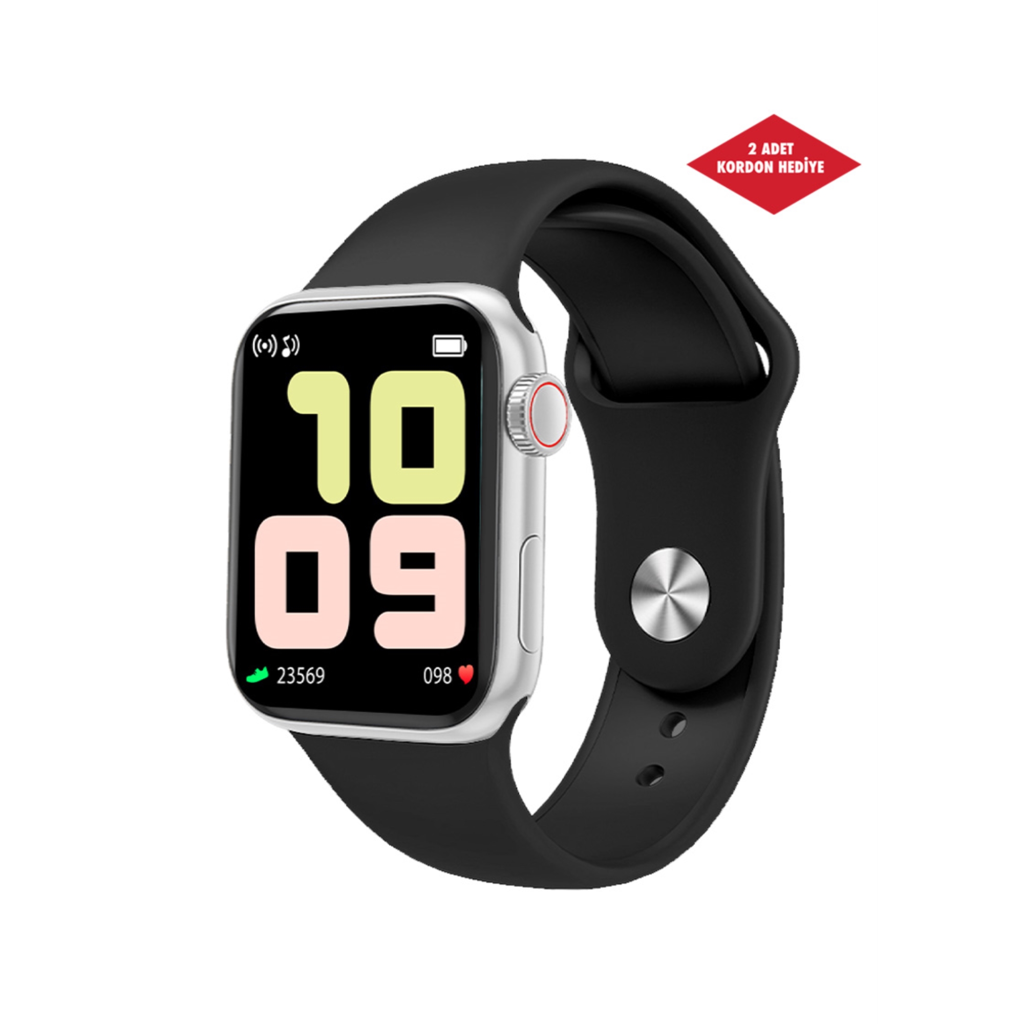 LEE COOPER-Smart Silver 43.4mm watch w/Black Dial