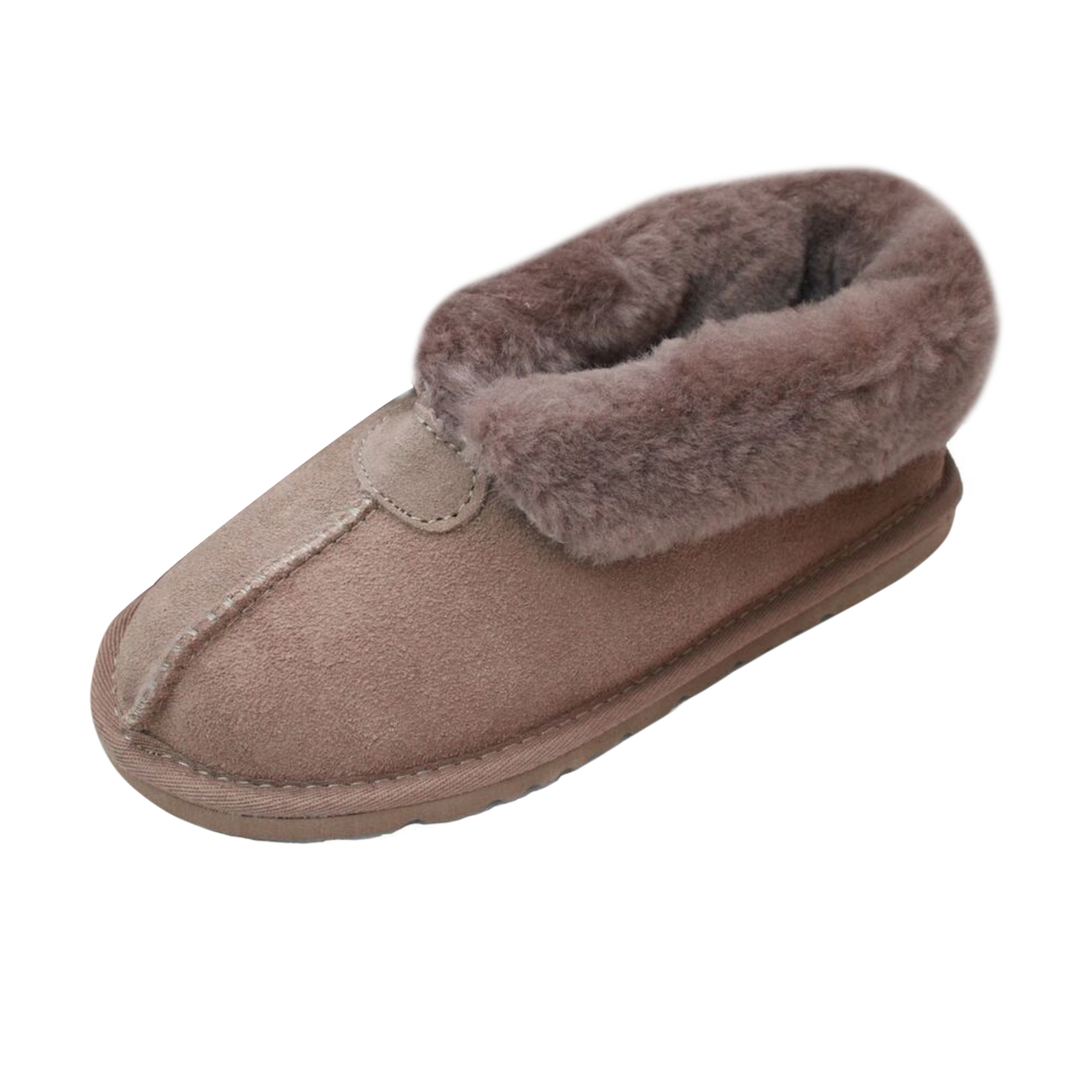 Eastern Counties Leather - Womens/Ladies Sheepskin Lined Split Seam Slipper Boots