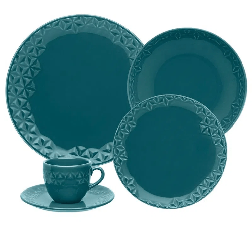 Oxford Mia Agate 20 Pieces Dinnerware Set Service for 4